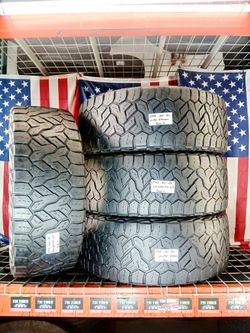 💰 Best deals are ca$h in person 4 USED TIRES LT295/60R20 NITTO RECON GRAPPLER A/T 295/60R20 TRUCKS 4X4 JEEPS 295 60 20