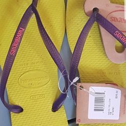 New Havaianas Slim Flip Flops Women Size 7/8