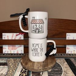 Rae Dunn Home Is Where The Coffee Is Mug
