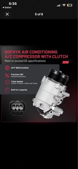 Honda crv 07^ AC COMPRESSOR