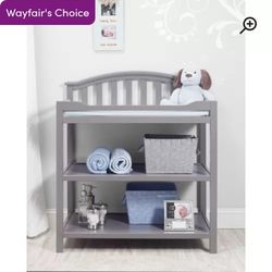 Mini Crib And Changing Table