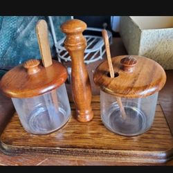 Vintage Condiment Set