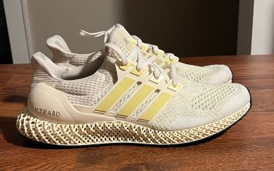adidas Ultra 4D Core White Almost Lime US 10.5