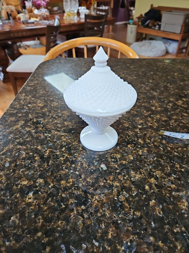 Milk Glass Dish