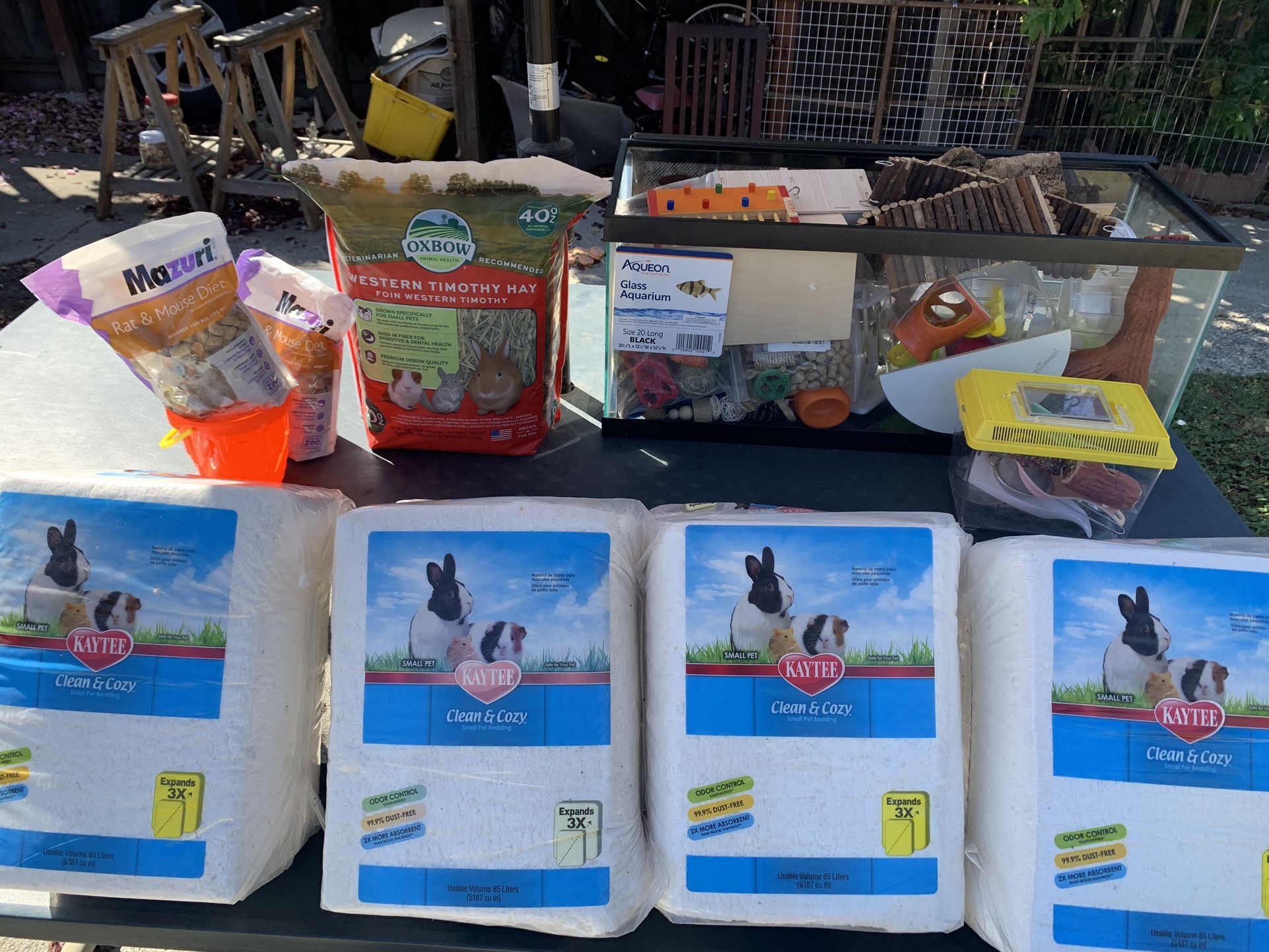 Hamster Rat Mouse Guinea Pig Supplies Bundle Batch Lot