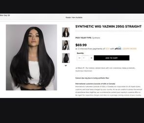 Bellami Lace Front Synthetic Wig - Black
