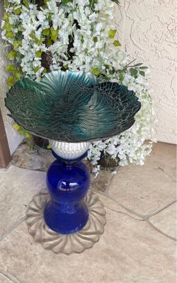 Glass Birdbath/feeder