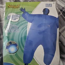 Halloween Costume - Blue Super Skin - Inflatable
