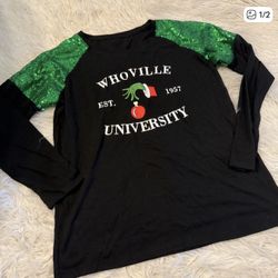 Women’s Grinch Christmas Shirt 