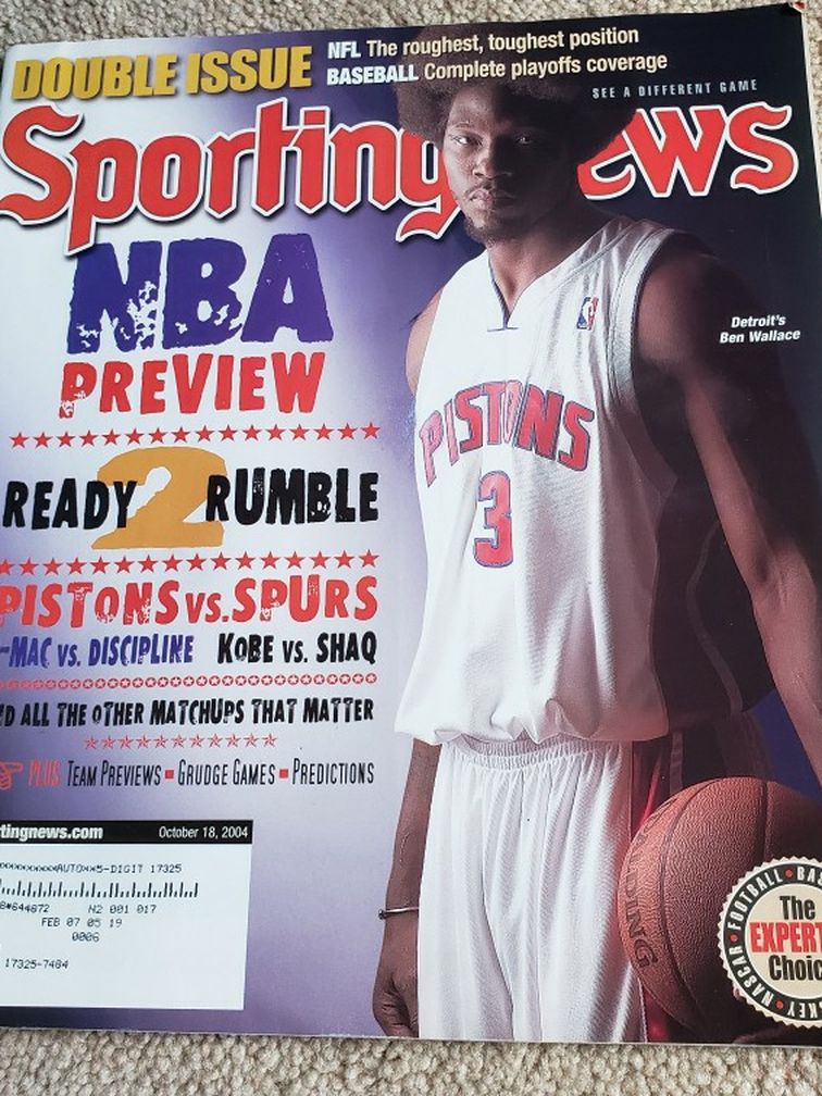October 18 2004 sporting news magazine