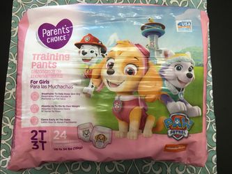 Parents Choice Toddler Training Pants Girls Pull Ups 2t 3t for Sale