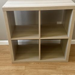 Kallax White Stained Oak Effect