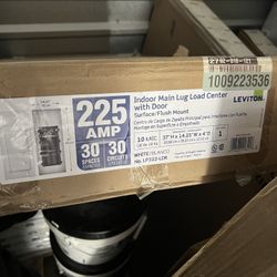 LEVITON 225AMP 30 Space 30 Circuit Indoor Load Center with Main Lugs