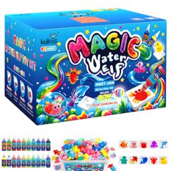 Kiditos Magic Water Elf Kit, Sea Creatures Deluxe, 20 Colors (MWET-20M)