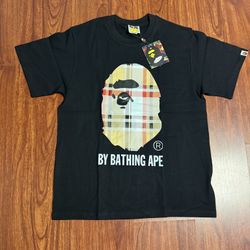 Bape Burberry Black Tee 