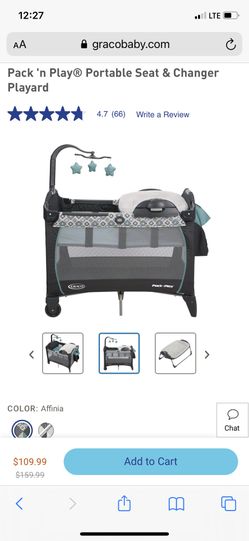 Graco Pack 'n Play Portable Seat & Changer Playard