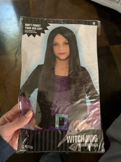 Child’s black witch wig