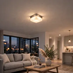 9" Flush Mount Ceiling Lights — New in Box (Box of 4)
