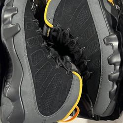 Jordan 9 Dark Charcoal University Gold