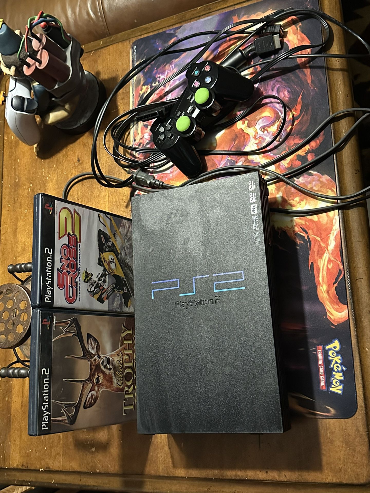 Ps2 With 2 CIB Games And 1 Controller 
