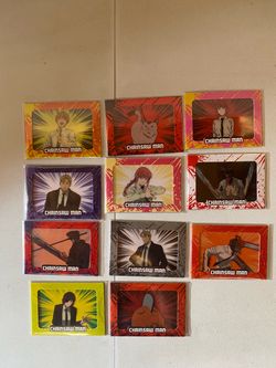 Chainsaw Man Anime Trading Cards Set of 11