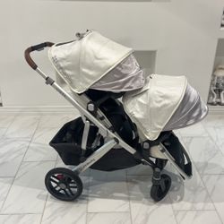 UppAbaby Vista Double Stroller White 