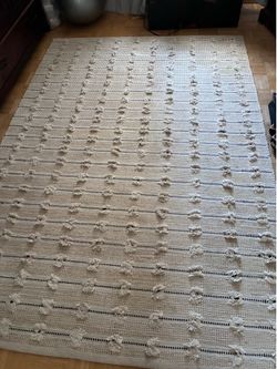 Beige area rug