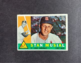 Vintage 1960 Topps #250 Stan Musial. Negotiable
