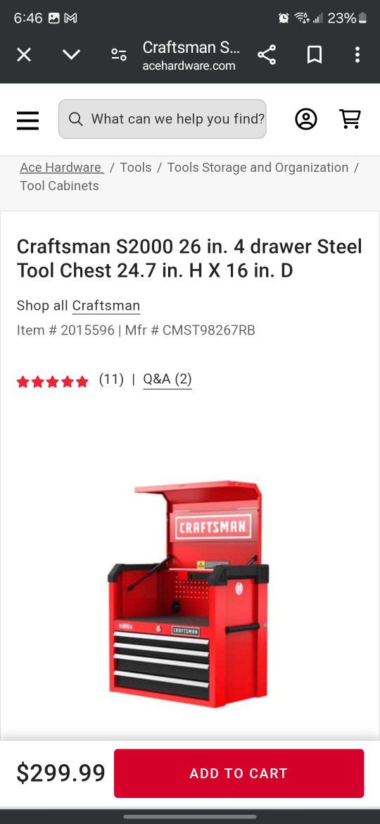 2pc CRAFTSMAN TOOLBOX NEW IN BOX