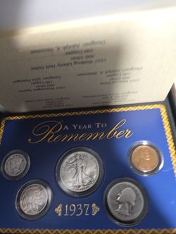 1937 A Year To Remember 5-Coin Set