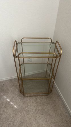 Glass nightstand
