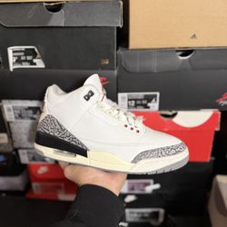 Jordan White Cement Reimagined 3s size 9 VNDS
