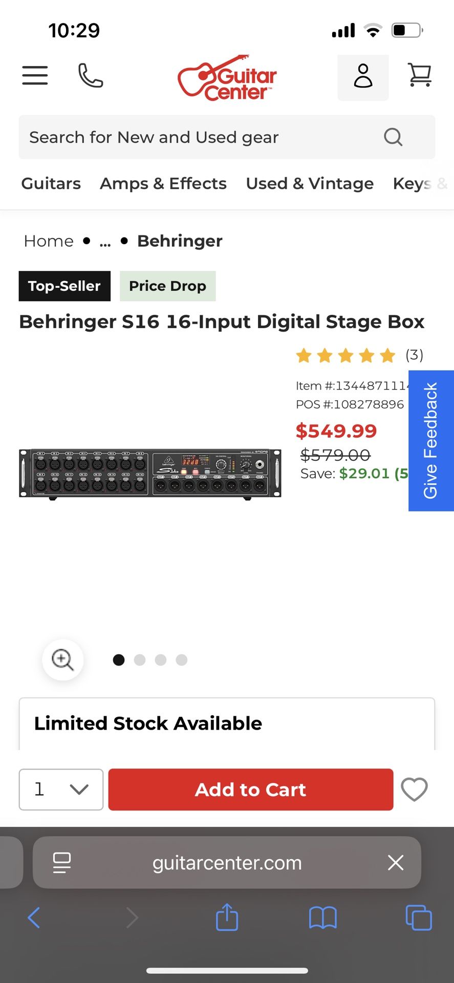 Behringer S16 For Mixer