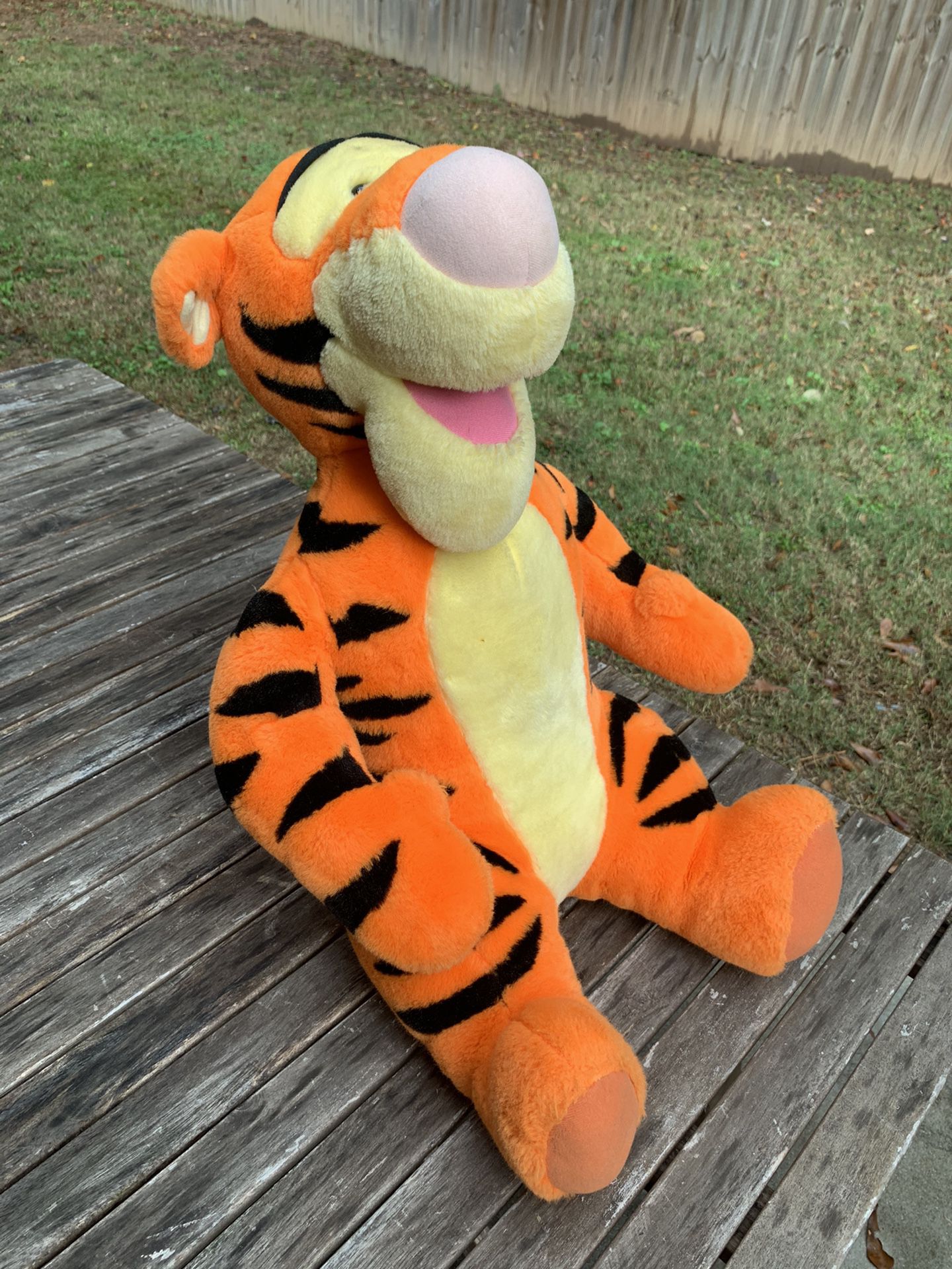 Jumbo Talking Tigger I Talk Plush Stuffed Animal Disney Toy Huge