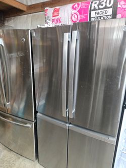 Ge Stainless Steel Fridge Bottom Freezer 4plex door