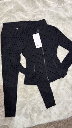 Lululemon Black Polka Dot Set