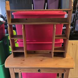 Vintage IKEA Leksvik Desk With Shelf
