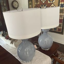 Lamps Table Light Blue