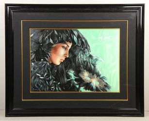 Martiros Manoukian (American, 1947-), "Carnival Mask", limited edition serigraph, signed and edition