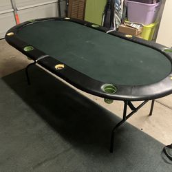 Folding Poker Table