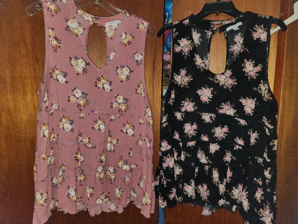 American Eagle Choker Tank Tops Xxl