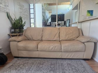 Used Italian Leather Couch