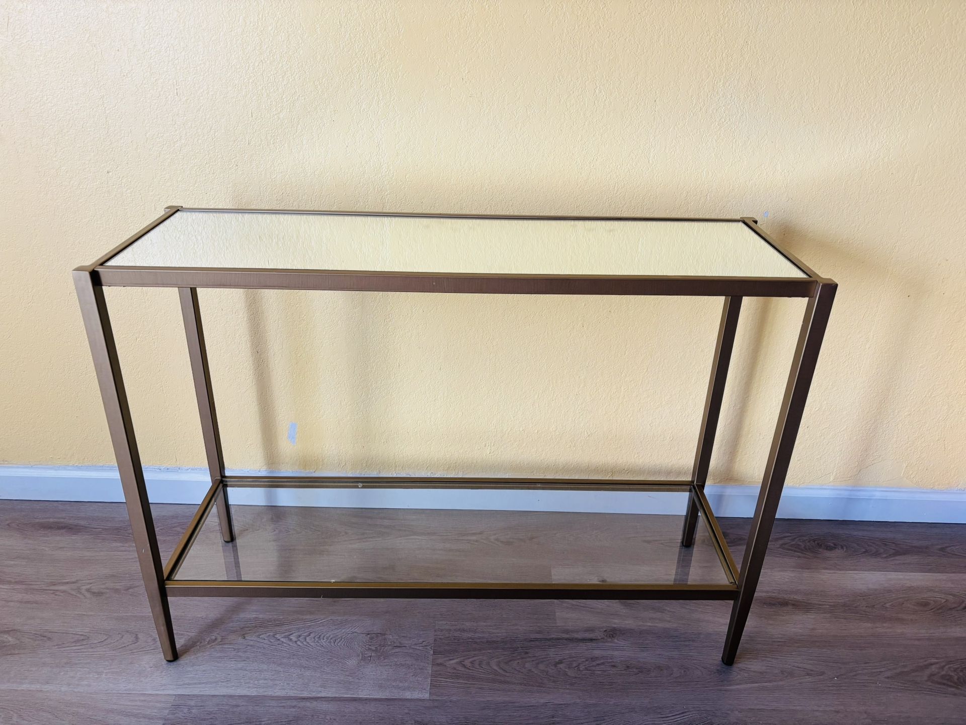 Mirrored/ Glass Console Table