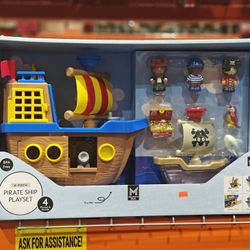 Pirate Ship Playset 8pcs