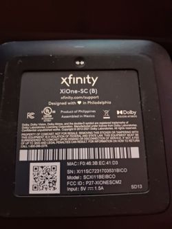 Xfinity XiOne-SC (B) Streaming Box