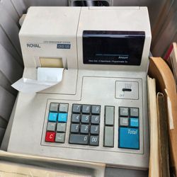 Cash register electronic Royal 120 CMS plus accessories see pictures for details
