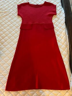 Carolina Herrera Midi Wool Dress XS