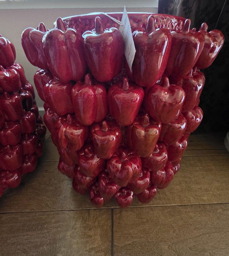 Brand New Bellpepper Ceramic Stools
