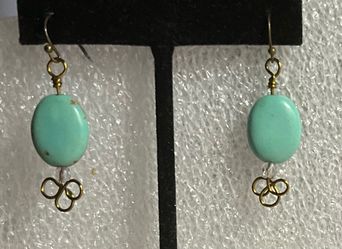 Faux Turquoise Earrings