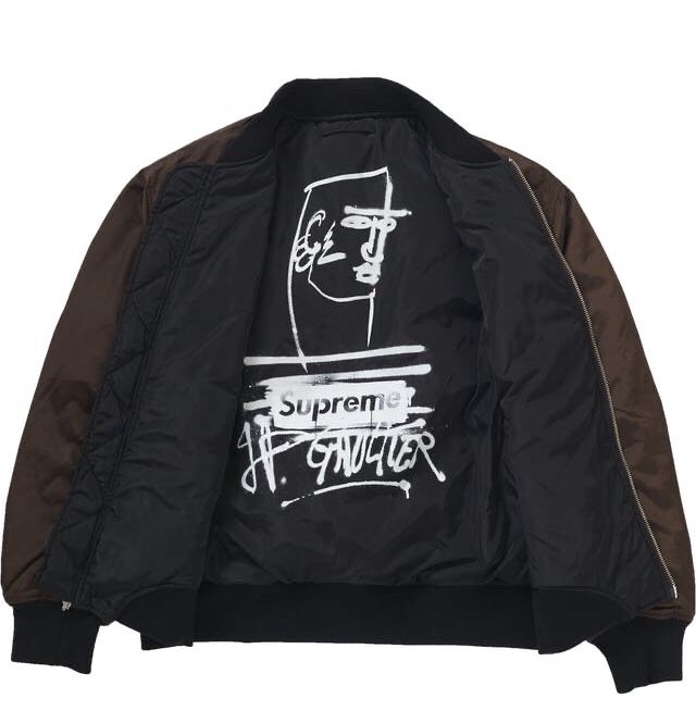 SUPREME X JEAN PAUL GAUTIER BOMBER JACKET